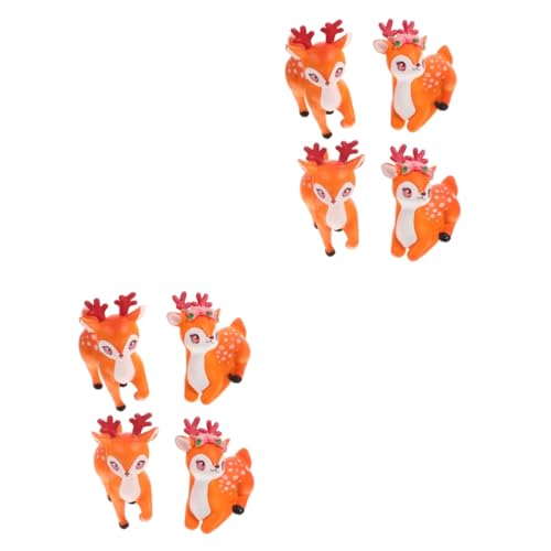 VICASKY 8 Stk Mikro-Landschaftsverzierung animal figures tooniesfiguren tischdeko esstisch Spielzeug-Ornamente Waldtierfiguren Hirsch Figur Hirsch Desktop-Dekoration auto tier schmuck PVC VICASKY 8 Stk Mikro-Landschaftsverzierung animal figures tooniesfiguren tischdeko esstisch Spielzeug-Ornamente Waldtierfiguren Hirsch Figur Hirsch Desktop-Dekoration auto tier schmuck PVC von VICASKY