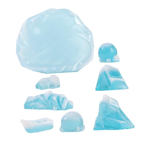 VICASKY Unterwasser-Berg-Ornament Eisberg-bastelset 8-teilige Formen Für Zuhause Weihnachtsdekoration von VICASKY