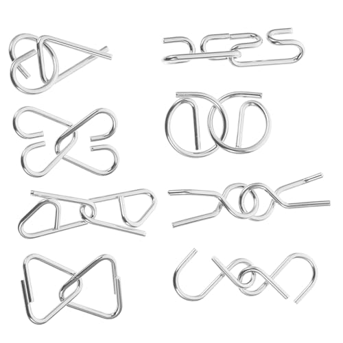 VICASKY Neun Verbundene – Metallpuzzles – Denkspiele Für Kinder Und – Iq-herausforderungsspielzeug von VICASKY