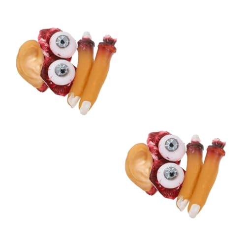 VICASKY 8 Stück Gruselige Halloween Deko Teiliges Simulation Körperteile Fake Ohren Finger Augäpfel Realistische Streich Requisiten für Zombie Mottoparty und Horror Dekoration VICASKY 8 Stück Gruselige Halloween Deko Teiliges Simulation Körperteile Fake Ohren Finger Augäpfel Realistische Streich Requisiten für Zombie Mottoparty und Horror Dekoration von VICASKY