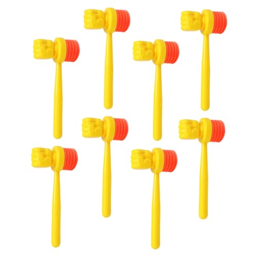 VICASKY 8 Stück Kinderspielzeug Mallet-Hammer- Vorschulspielzeug Spielzeugwerkzeuge Kleinkinder klopfen auf Hammerspielzeug für Kinderklopfspielzeug PVC Gelb VICASKY 8 Stück Kinderspielzeug Mallet-Hammer- Vorschulspielzeug Spielzeugwerkzeuge Kleinkinder klopfen auf Hammerspielzeug für Kinderklopfspielzeug PVC Gelb von VICASKY