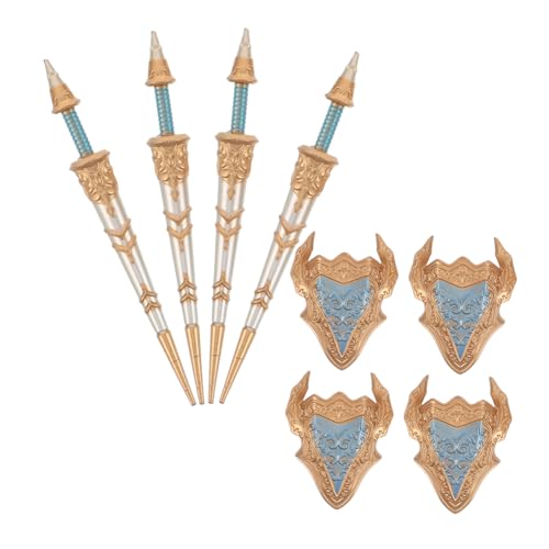 VICASKY 8 Stück Mini Bausteine Römischer Soldat Zubehör Rollenspiele Kostüm Cosplay Spiele Ritter Actionfiguren Römische Soldaten Kunststoff von VICASKY
