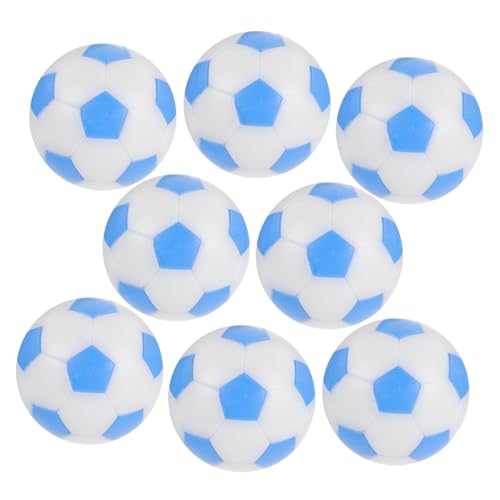 VICASKY 8 Stück Mini Tischfußball Ersatzbälle Langlebige Kunststoffbälle Weiß Geeignet für Tischkicker und Tischfußballspiel als Zubehör für Erwachsene und Freizeitspiele von VICASKY