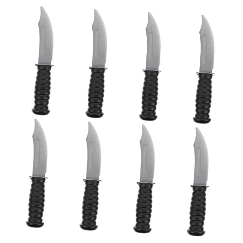 VICASKY 8 Stück Nachahmung eines Messerspielzeugs Streichprop Kinderspielzeug Halloween-Messer-Stütze Kinderstütze Halloween-Foto-Requisiten PVC Schwarz VICASKY 8 Stück Nachahmung eines Messerspielzeugs Streichprop Kinderspielzeug Halloween-Messer-Stütze Kinderstütze Halloween-Foto-Requisiten PVC Schwarz von VICASKY