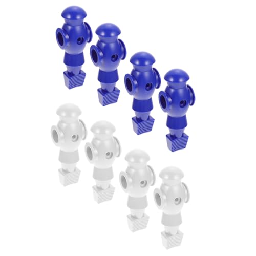 VICASKY 8 Stück Teiliges Foosball Spieler Mechanische Fußballtisch ersatzteile Leichte Standardgroße Tischfußball Spieler Robust und Geeignet für Tischfußball Maschinen Klassische Farben von VICASKY