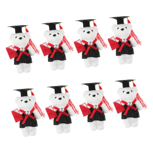 VICASKY 8 Stück Teiliges Mini Abschlussbär Dekorativer Plüschbär für DIY Blumensträuße Charmante Graduation Saison Deko Süße Kleine Geschenke für Schulabschluss und Bachelor Feiern VICASKY 8 Stück Teiliges Mini Abschlussbär Dekorativer Plüschbär für DIY Blumensträuße Charmante Graduation Saison Deko Süße Kleine Geschenke für Schulabschluss und Bachelor Feiern von VICASKY
