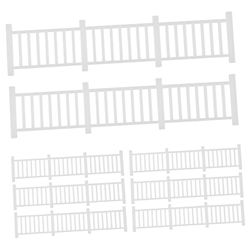 VICASKY 8 Stück Teiliges Mini Gartenzaun Vintage Stil Puppenhaus Deko Miniatur Zaun für Mikrolandschaft Blumentopf Zaun Ornament Kompakt und Vielseitig für DIY Modelle VICASKY 8 Stück Teiliges Mini Gartenzaun Vintage Stil Puppenhaus Deko Miniatur Zaun für Mikrolandschaft Blumentopf Zaun Ornament Kompakt und Vielseitig für DIY Modelle von VICASKY