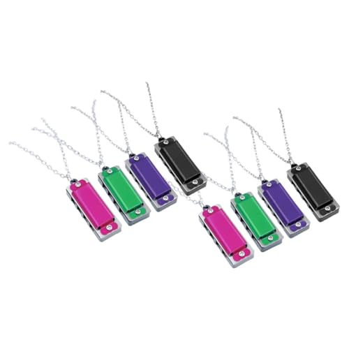 VICASKY 8 Stück Teiliges Mini Mundharmonika mit Halskette Töne Musikspielzeug für Partys Tragbar und Kreativ Gestaltbar VICASKY 8 Stück Teiliges Mini Mundharmonika mit Halskette Töne Musikspielzeug für Partys Tragbar und Kreativ Gestaltbar von VICASKY
