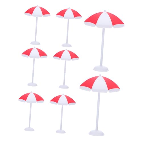 VICASKY 8 Stück Teiliges Mini Strandschirm Realistische Miniatur und Strandparasols aus Robustem Kunststoff Vielseitige Dekoration für Puppenhäuser Mikro Landschaften und DIY Strandszenen VICASKY 8 Stück Teiliges Mini Strandschirm Realistische Miniatur und Strandparasols aus Robustem Kunststoff Vielseitige Dekoration für Puppenhäuser Mikro Landschaften und DIY Strandszenen von VICASKY