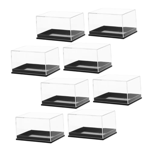VICASKY 8 Stück Transparente Probenbox Schaukästen Muschelvitrine Kleines Edelstein-Präsentationsregal Edelstein Vitrine Rock -Vitrine -Hülle Edelsteinboxen Edelstein-Etui Plastik VICASKY 8 Stück Transparente Probenbox Schaukästen Muschelvitrine Kleines Edelstein-Präsentationsregal Edelstein Vitrine Rock -Vitrine -Hülle Edelsteinboxen Edelstein-Etui Plastik von VICASKY