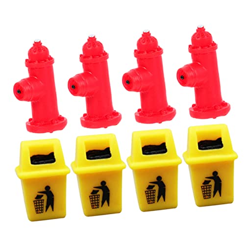 VICASKY 8stücke Teiliges Miniatur Feuerwehrhydrant Und Mülltonnen Modell Für Mikrolandschaftsdekoration Realistische Spielzeuge Für Puppenhaus Und Kreative Bastelprojekte VICASKY 8stücke Teiliges Miniatur Feuerwehrhydrant Und Mülltonnen Modell Für Mikrolandschaftsdekoration Realistische Spielzeuge Für Puppenhaus Und Kreative Bastelprojekte von VICASKY