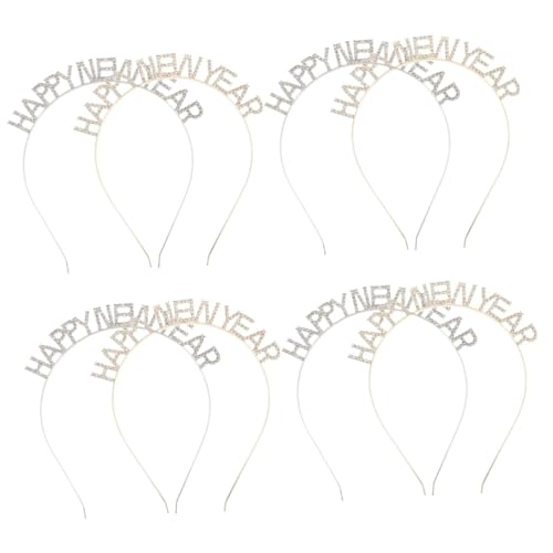 VICASKY 8 Teiliges Year Glitzerndes Haarband Festlicher Kopfschmuck für Silvester Party Foto Requisiten Bequemes Leichtes Tragen für Damen und Mädchen VICASKY 8 Teiliges Year Glitzerndes Haarband Festlicher Kopfschmuck für Silvester Party Foto Requisiten Bequemes Leichtes Tragen für Damen und Mädchen von VICASKY
