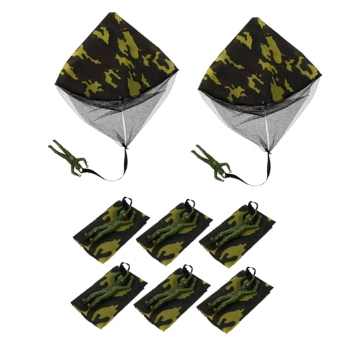 VICASKY Camouflage-fallschirmspielzeug Fallschirmspielzeug Für Kinder Leicht Kompakt Für Familienspaß von VICASKY