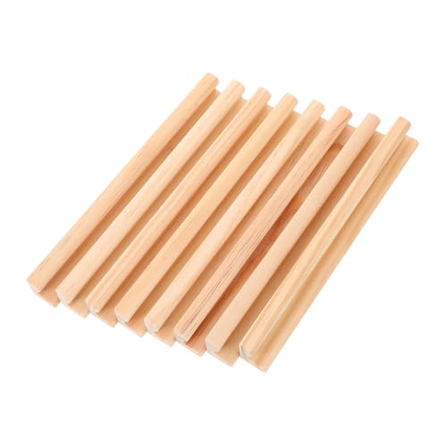 VICASKY Haltergestell 8-teiliges Holzbuchstaben-Ornament-Set von VICASKY