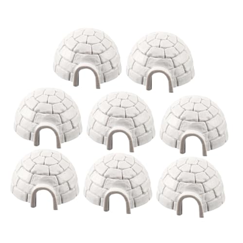 VICASKY 8st Iglu-Modell Iglu-Figur Figuren Für Kleinkinder Feengarten Zubehör Miniaturen Für Den Feengarten Feenhäuser Für Kinder Harz Weiß VICASKY 8st Iglu-Modell Iglu-Figur Figuren Für Kleinkinder Feengarten Zubehör Miniaturen Für Den Feengarten Feenhäuser Für Kinder Harz Weiß von VICASKY