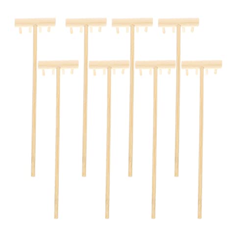 VICASKY 8st Mini-rechen Feengarten Handwerkzeug Sandbox-Tools Glätten Schubrechen Vorschlaghämmer Verstellbarer Rechen Sandspielzeug Sand Für Zen-Garten Mini-Zen-sandrechen Bambus Beige VICASKY 8st Mini-rechen Feengarten Handwerkzeug Sandbox-Tools Glätten Schubrechen Vorschlaghämmer Verstellbarer Rechen Sandspielzeug Sand Für Zen-Garten Mini-Zen-sandrechen Bambus Beige von VICASKY