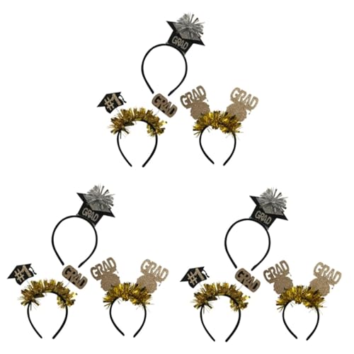 VICASKY 9 Stck. Teiliges Mini Hut Haarreif für Abschlussfeier Stilvolles Haarband mit Sicherem Sitz als Abschluss Party Accessoire für Festliche Stimmung VICASKY 9 Stck. Teiliges Mini Hut Haarreif für Abschlussfeier Stilvolles Haarband mit Sicherem Sitz als Abschluss Party Accessoire für Festliche Stimmung von VICASKY