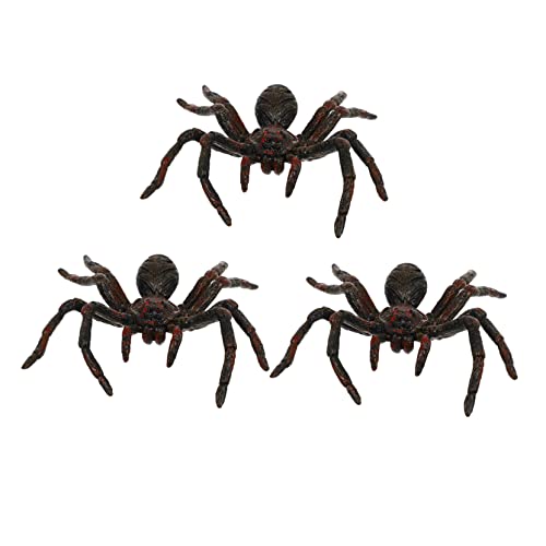 VICASKY 9 Stück Gigantische Spinnen Dekoration Realistische Spinnen Requisiten für Partys Garten und Wohnzimmer Halloween Überraschung von VICASKY