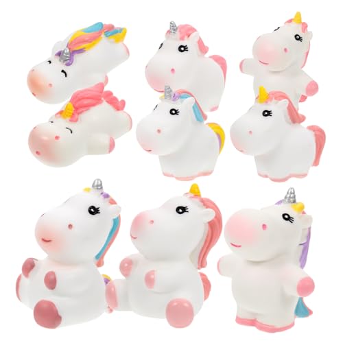 VICASKY 9 Stück Teiliges Einhorn Dekofiguren Niedliche Miniatur Einhorn Ornamente für Mikro Landschaft Langlebige Garten und Bonsai Dekoration Farbenfrohe Figuren für Tischdeko VICASKY 9 Stück Teiliges Einhorn Dekofiguren Niedliche Miniatur Einhorn Ornamente für Mikro Landschaft Langlebige Garten und Bonsai Dekoration Farbenfrohe Figuren für Tischdeko von VICASKY