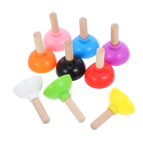 VICASKY 9 Stück Teiliges Mini Pümpel Kunststoff Realistische Toilettenpümpel Requisiten Magisches Accessoire für Zaubershows Bühnenauftritte und Interaktive Spiele von VICASKY
