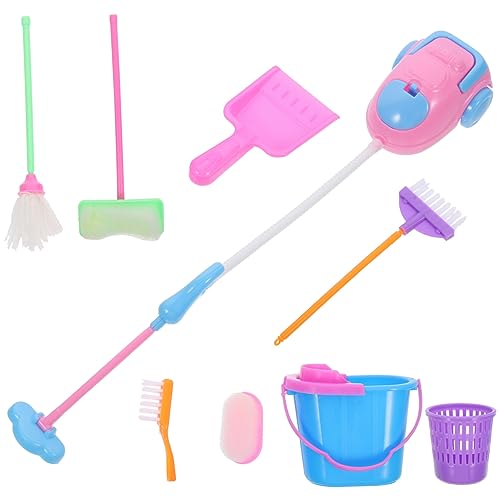 VICASKY Schleim Kinder 9 Teiliges Interaktives Puppenreinigungsspielzeug Set Für Lustige Putzwerkzeuge Für Puppen Vakuum Und Eimer Ideales Für Kreatives Rollenspiel VICASKY Schleim Kinder 9 Teiliges Interaktives Puppenreinigungsspielzeug Set Für Lustige Putzwerkzeuge Für Puppen Vakuum Und Eimer Ideales Für Kreatives Rollenspiel von VICASKY
