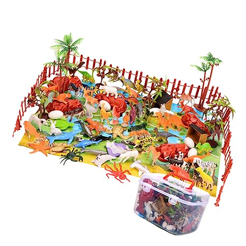 VICASKY 90 Stück 1 Satz Spielzeug für Kinder kinderspielzeug Dinosaurier-Spielzeugmodell Kidcraft-Spielset Mädchen Spielzeug Mädchenspielzeug simulierter Dinosaurier von VICASKY