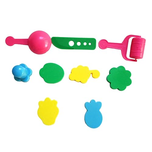 VICASKY 9St Spielzeug Werkzeuge aus farbigem Ton Neues Material gefärbter Ton Kind von VICASKY