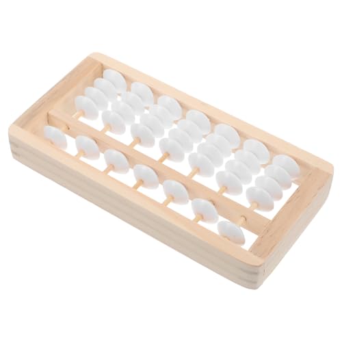 VICASKY Abakus aus Holz Jungs Schürzen Teile Taube kompaktes Mini-Glocken Ornament holzspielzeug für Babys Greifspielzeug zum Geburtstag Spielzimmer- hölzern Weiß VICASKY Abakus aus Holz Jungs Schürzen Teile Taube kompaktes Mini-Glocken Ornament holzspielzeug für Babys Greifspielzeug zum Geburtstag Spielzimmer- hölzern Weiß von VICASKY