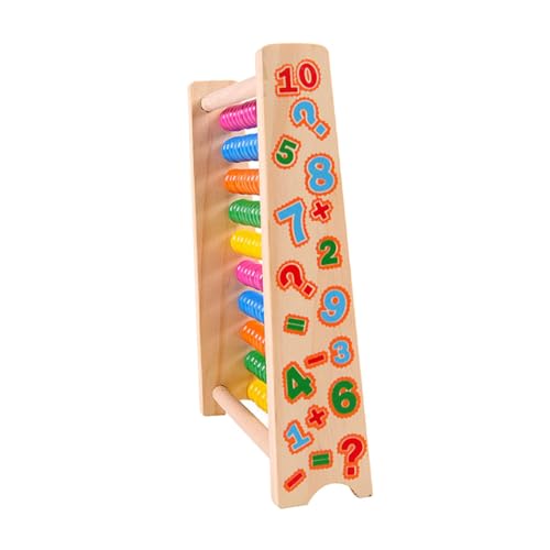 VICASKY Kinderfreundliches Abakus-ständer Aus Holz Mathematik-lernspielzeug Für Kinder Zählwerkzeug Kognitives Spielzeug von VICASKY