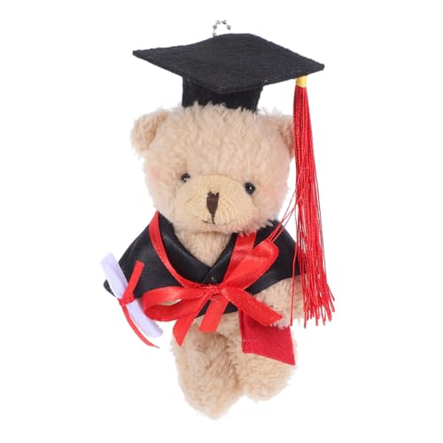 VICASKY Abschluss Plüschbär mit Doktorhut Mini Tier für Abschlussfeiern Niedlicher Bär für Kindergarten und College Weiche Dekoration für Partys und Räume VICASKY Abschluss Plüschbär mit Doktorhut Mini Tier für Abschlussfeiern Niedlicher Bär für Kindergarten und College Weiche Dekoration für Partys und Räume von VICASKY