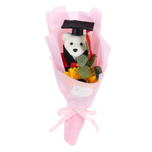 VICASKY Abschlussbärblüten Blumensträuße Kleine Ausgestopfte Bärenpuppen Blumenstrauß Party Für Sie Ihn College Valentinal Day Hochzeitsfeier VICASKY Abschlussbärblüten Blumensträuße Kleine Ausgestopfte Bärenpuppen Blumenstrauß Party Für Sie Ihn College Valentinal Day Hochzeitsfeier von VICASKY