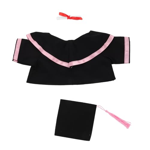 VICASKY Abschlussplüschbär Outfit mit Mütze Schal und Kuscheltier Kostüm für Abschlussfeiern und Erinnerungsstücke Schal und Quastenmütze VICASKY Abschlussplüschbär Outfit mit Mütze Schal und Kuscheltier Kostüm für Abschlussfeiern und Erinnerungsstücke Schal und Quastenmütze von VICASKY