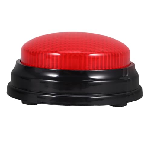 VICASKY Alarmknopf mit Licht und Sound Lustiges Partyspielzeug für Büro und Geburtstag Roter Alarmton Batteriebetrieben Prank Gadget für Stressige und Partyzubehör von VICASKY