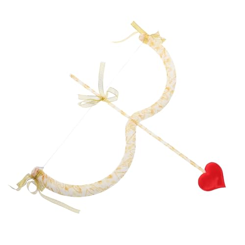 VICASKY Amor Kostüm Set Herzform Bogen Amor Accessoires Damen Party Spielzeug Dekoartikel Bastelset VICASKY Amor Kostüm Set Herzform Bogen Amor Accessoires Damen Party Spielzeug Dekoartikel Bastelset von VICASKY