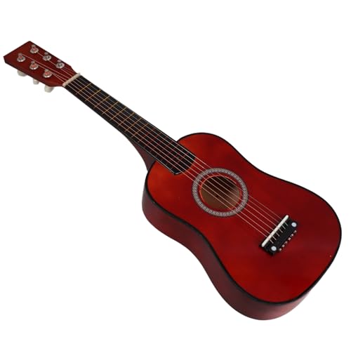 VICASKY Anfänger Gitarre Akustik Musikinstrument Lernspielzeug Kaffee Rot Kleines Folk Design für Musikalische Früherziehung und Einfache Handhabung Zufällige Farbe Zufällige Farbe VICASKY Anfänger Gitarre Akustik Musikinstrument Lernspielzeug Kaffee Rot Kleines Folk Design für Musikalische Früherziehung und Einfache Handhabung Zufällige Farbe Zufällige Farbe von VICASKY