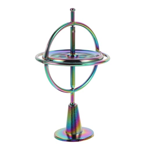 VICASKY Anti Schwerkraft Gyroskop Metall Balance Spiel Stressabbau Dekompressionsspielzeug für Erwachsene als Pädagogisches Geschenk mit Buntem Design von VICASKY