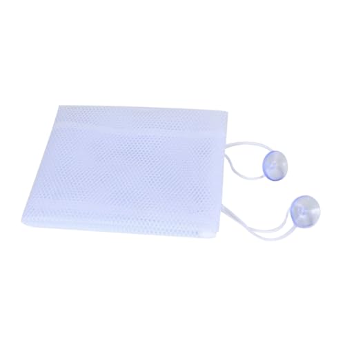 VICASKY Aufbewahrungstasche Für Badespielzeug 35 X 45 cm Netz-aufbewahrungsbehälter Weiß Abtropfspielzeug-Organizer Für Jungen Und Mädchen von VICASKY