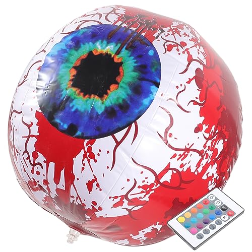VICASKY Aufblasbare Halloween-Augäpfel Piercing Halloween-Dekorationen im Freien unheimlich Halloween Party Halloween aufblasende Lichter Halloween Lichter Dekoration PVC von VICASKY