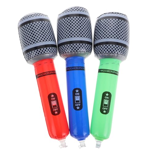 VICASKY Aufblasbare Rock Musik Instrumente Für 80er & 90er Partys – Mikrofon Zum Aufblasen - Ideales Partyzubehör Und Kinderspielzeug - Kabellos PVC Perfekt Für Und Erwachsene VICASKY Aufblasbare Rock Musik Instrumente Für 80er & 90er Partys – Mikrofon Zum Aufblasen - Ideales Partyzubehör Und Kinderspielzeug - Kabellos PVC Perfekt Für Und Erwachsene von VICASKY