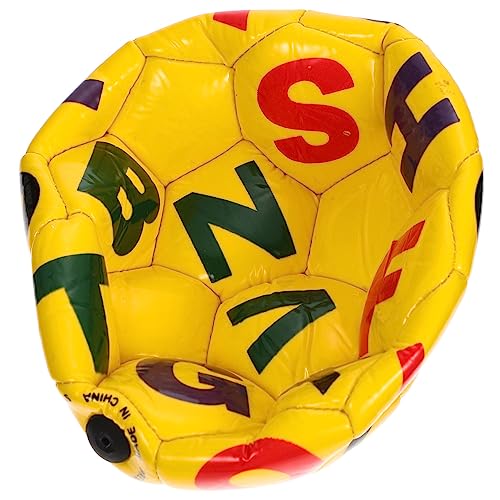 VICASKY Fußball Kurvenball Für Kinder Aufblasbarer Kinderfußball Mit Kreativen Buchstaben Leichtes PVC Für Ideal Für Drinnen Und Draußen 2 Größe Perfekt Für Kleine Fußballer Ball Klein VICASKY Fußball Kurvenball Für Kinder Aufblasbarer Kinderfußball Mit Kreativen Buchstaben Leichtes PVC Für Ideal Für Drinnen Und Draußen 2 Größe Perfekt Für Kleine Fußballer Ball Klein von VICASKY