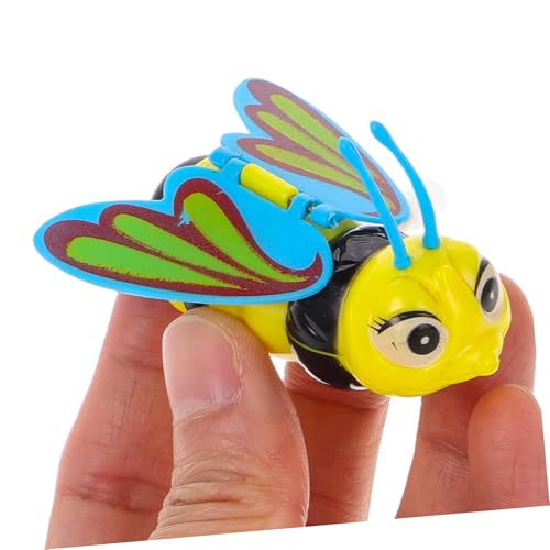 VICASKY Aufziehspielzeug Biene aus Robustem Niedliches Tiermodell mit Beweglichen Flügeln Handliches Wind Up für Dekoration Detailreich und Gestaltet von VICASKY