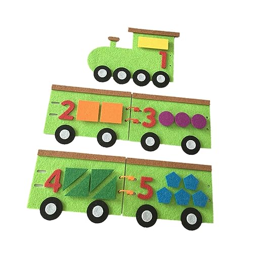 VICASKY Aus Filz DIY Handgemachte Mathe Lernspielzeuge Für Den Kindergarten Cartoon Dekorative Materialien Für Zahlenanordnung Im Zug Design VICASKY Aus Filz DIY Handgemachte Mathe Lernspielzeuge Für Den Kindergarten Cartoon Dekorative Materialien Für Zahlenanordnung Im Zug Design von VICASKY