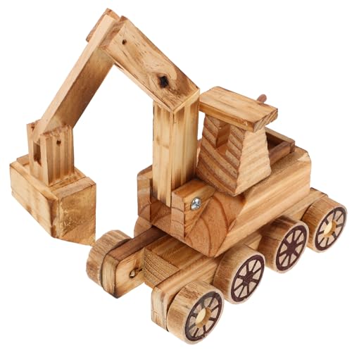 VICASKY Baggerspielzeug aus Holz holzspielzeug Baustellen Dekoratives Bagger Holz Bagger Mall-Engineering-Fahrzeug Bauauto Minibagger Khaki VICASKY Baggerspielzeug aus Holz holzspielzeug Baustellen Dekoratives Bagger Holz Bagger Mall-Engineering-Fahrzeug Bauauto Minibagger Khaki von VICASKY