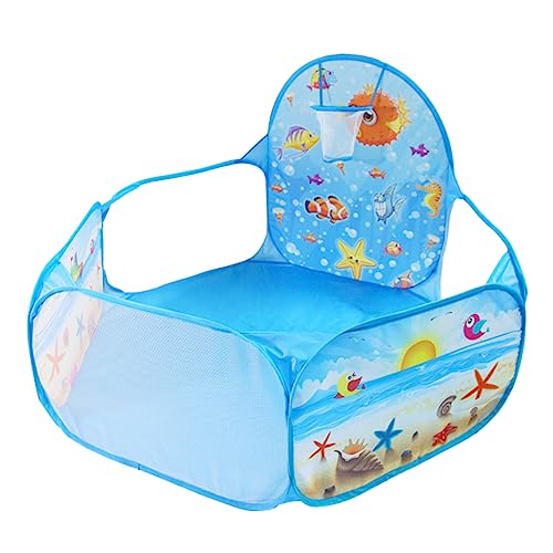 VICASKY -Ball-Pool Grube Zelte spielmatte kinderzimmer Toy Organizer for Room Bällebad für Babys Basketballzelt für Polyestergewebe; Maschengewebe; Bügeleisen Blue VICASKY -Ball-Pool Grube Zelte spielmatte kinderzimmer Toy Organizer for Room Bällebad für Babys Basketballzelt für Polyestergewebe; Maschengewebe; Bügeleisen Blue von VICASKY