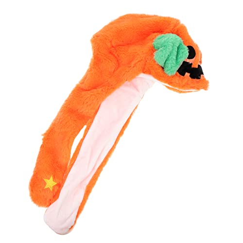 VICASKY Beweglicher Halloween-hut Wintermützen Halloween Springender Ohrhut Warme Wintermütze Für Verrückte Hüte Für Halloween-cosplay-zubehör Tierhüte Kurzer Plüsch Orange VICASKY Beweglicher Halloween-hut Wintermützen Halloween Springender Ohrhut Warme Wintermütze Für Verrückte Hüte Für Halloween-cosplay-zubehör Tierhüte Kurzer Plüsch Orange von VICASKY