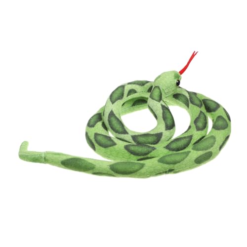 VICASKY Boa Constrictor Realistischer Schlangenstreich Babyspielzeug Falsche Schlange Schlangenpuppe Sensorisches Kleinkindspielzeug Schlangenmodell Green Kurzer Plüsch VICASKY Boa Constrictor Realistischer Schlangenstreich Babyspielzeug Falsche Schlange Schlangenpuppe Sensorisches Kleinkindspielzeug Schlangenmodell Green Kurzer Plüsch von VICASKY