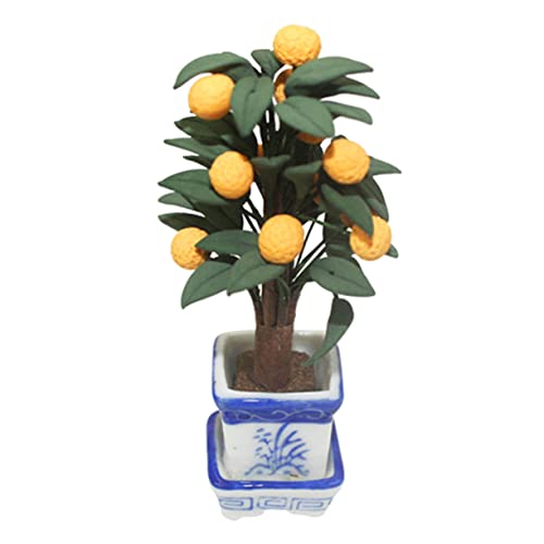 VICASKY Bonsai-Ornament aus Keramik kleine Topfpflanze von VICASKY