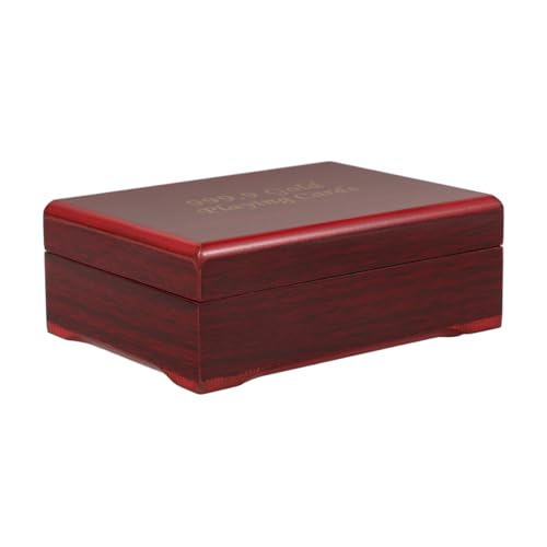VICASKY Elegante Aufbewahrungsbox Aus Holz für Pokerkarten Spielhalter Box für Den Schreibtisch VICASKY Elegante Aufbewahrungsbox Aus Holz für Pokerkarten Spielhalter Box für Den Schreibtisch von VICASKY