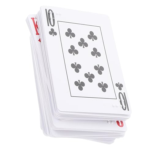 VICASKY Braille-Spiele für Sehbehinderte Große Pokerkarten Braille-lehrmittel für Familienspaß von VICASKY