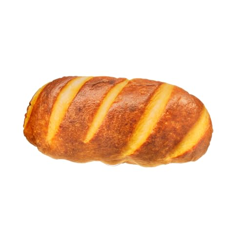 VICASKY Brot Kissen Brotschlafkissen schickes französisches Brot 3D-Puppe mit Brotfüllung Cute Pillow Living Room Decoration Kissen schlafendes Umarmungskissen PP Baumwolle Brown von VICASKY